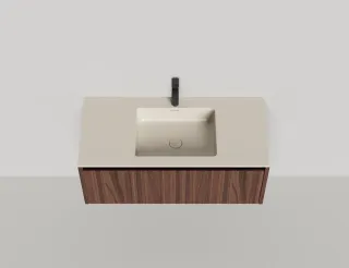 Подвесная тумба Salini Domino 27D210ON 100см шпон/гладкий фасад Onda Plus